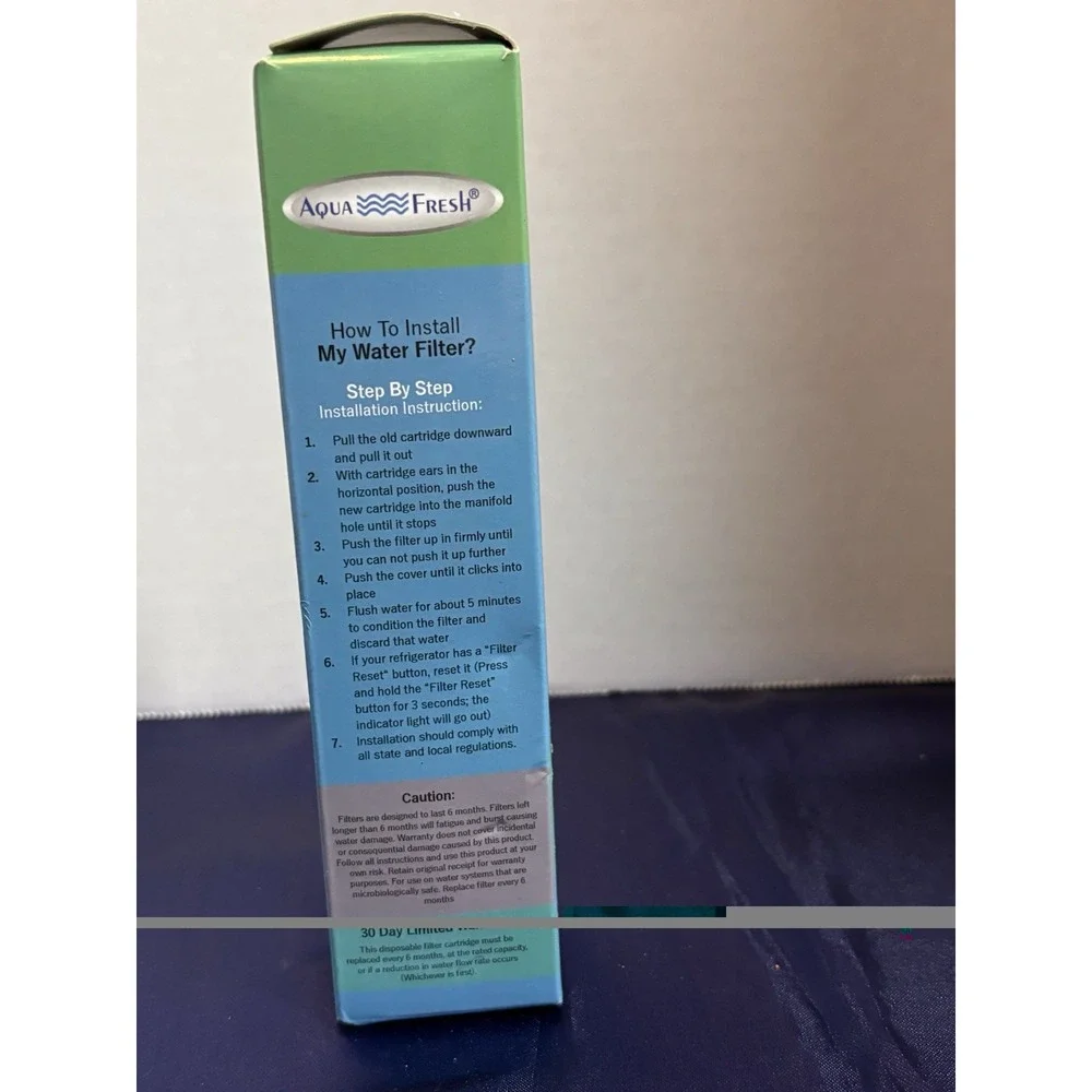 AquaFresh WF700 Refrigerator Water Filter 200 Gal for LG/Kenmore 9690[B]